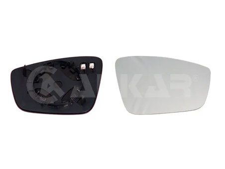 STICLA OGLINDA, OGLINDA RETROVIZOARE EXTERIOARA ALKAR 6432182 - Compatibil cu SEAT, SKODA, VW