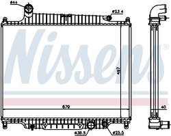 RADIATOR RACIRE MOTOR NISSENS 643222 - Compatibil cu LAND ROVER