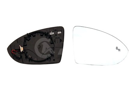 STICLA OGLINDA, OGLINDA RETROVIZOARE EXTERIOARA ALKAR 6452138 - Compatibil cu VW