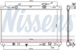 Radiator racire motor Nissens 646351