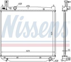 Radiator racire motor Nissens 64649A