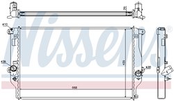 RADIATOR RACIRE MOTOR NISSENS 64677A - Compatibil cu TOYOTA