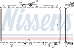 Radiator racire motor Nissens 646833
