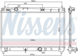 Radiator racire motor Nissens 646847