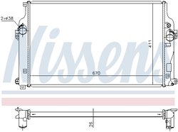 Radiator racire motor Nissens 646864