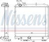 Radiator racire motor Nissens 646929