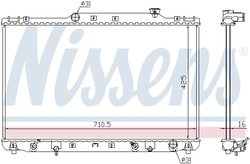RADIATOR RACIRE MOTOR NISSENS 647681 - Compatibil cu TOYOTA