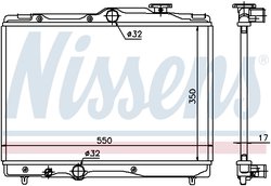 Radiator racire motor Nissens 64839