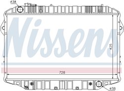 Radiator racire motor Nissens 64861