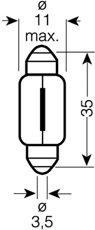 BEC, LUMINI INTERIOARE OSRAM 6486X - Compatibil cu ABARTH, ALFA ROMEO, ALPINA, AUDI, AUTOBIANCHI, BMW, CHEVROLET, CHRYSLER, CITR