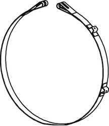 Colier, toba esapament Dinex 64891