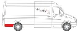 ARIPA INTERIOARA BLIC 6504-03-3548594P - Compatibil cu MERCEDES-BENZ, VW