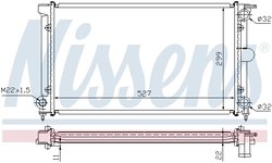 RADIATOR RACIRE MOTOR NISSENS 651511 - Compatibil cu SEAT, VW