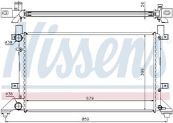 Radiator racire motor Nissens 65231A