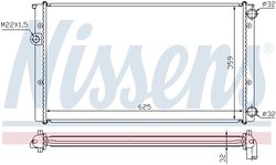 RADIATOR RACIRE MOTOR NISSENS 652471 - Compatibil cu VW