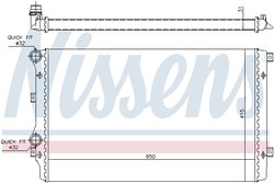 Radiator racire motor Nissens 65280A