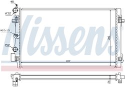 Radiator racire motor Nissens 65293