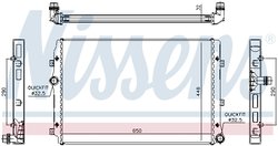 Radiator racire motor Nissens 65309