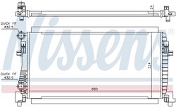 Radiator racire motor Nissens 65317