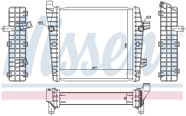 Radiator racire motor Nissens 65320