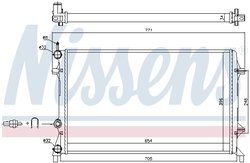 RADIATOR RACIRE MOTOR NISSENS 65321 - Compatibil cu VW