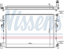 Radiator racire motor Nissens 65328
