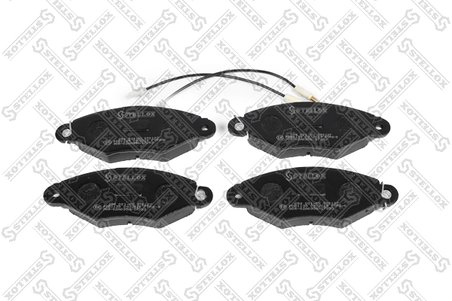 Set placute frana Stellox 654 001-SX