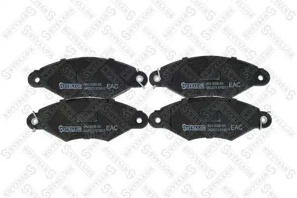 Set placute frana Stellox 654 000B-SX