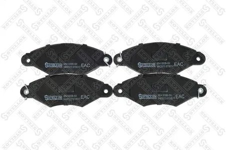 Set placute frana Stellox 654 000B-SX