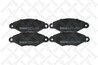 Set placute frana Stellox 654 000B-SX