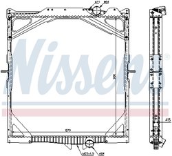 Radiator racire motor Nissens 65462A