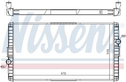 Radiator racire motor Nissens 65468A
