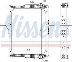 Radiator racire motor Nissens 65475