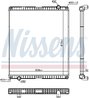 RADIATOR RACIRE MOTOR NISSENS 65483 - Compatibil cu VOLVO