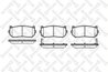 Set placute frana Stellox 660 002-SX