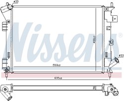 Radiator racire motor Nissens 666206