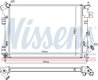 Radiator racire motor Nissens 666206
