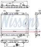 Radiator racire motor Nissens 66666