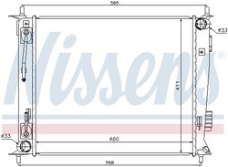 Radiator racire motor Nissens 66730