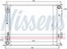 Radiator racire motor Nissens 66730