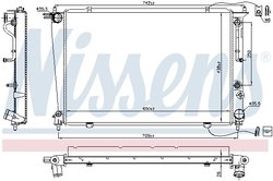 Radiator racire motor Nissens 67040