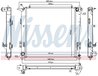 Radiator racire motor Nissens 67077