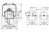 BURDUF SUSPENSIE PNEUMATICA CONTITECH AIR SPRING 6710 N P03 - Piesa auto compatibila cu mai multe marci