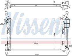 Radiator racire motor Nissens 67106