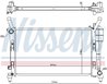 Radiator racire motor Nissens 67106