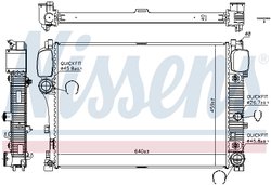 RADIATOR RACIRE MOTOR NISSENS 67107A - Compatibil cu MERCEDES-BENZ