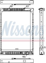 Radiator racire motor Nissens 67169