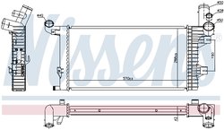 Radiator racire motor Nissens 67172