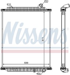 Radiator racire motor Nissens 672060