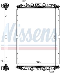 Radiator racire motor Nissens 67219